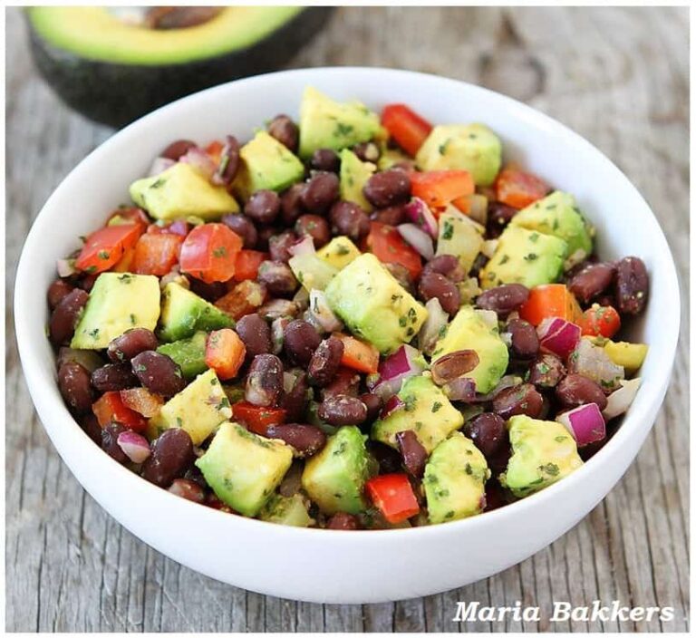 Black Bean with Avocado Salad