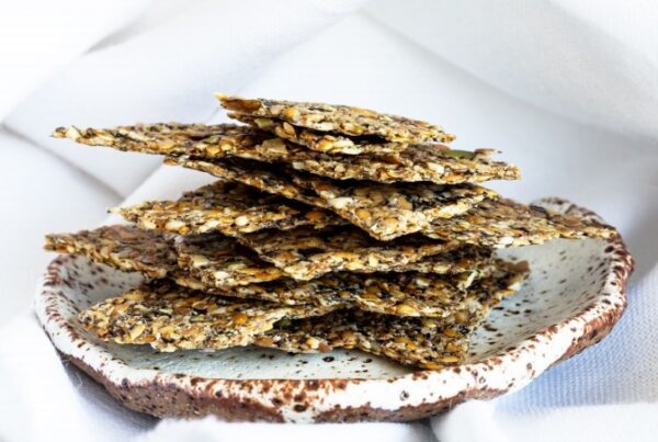 Homemade Dehydrated Flax Crackers Recipe